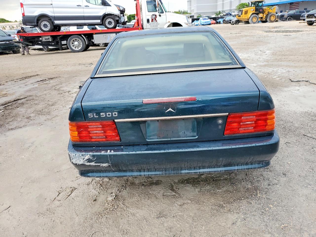 1995 Mercedes-benz Sl 500 Green vin: WDBFA67E9SF107252