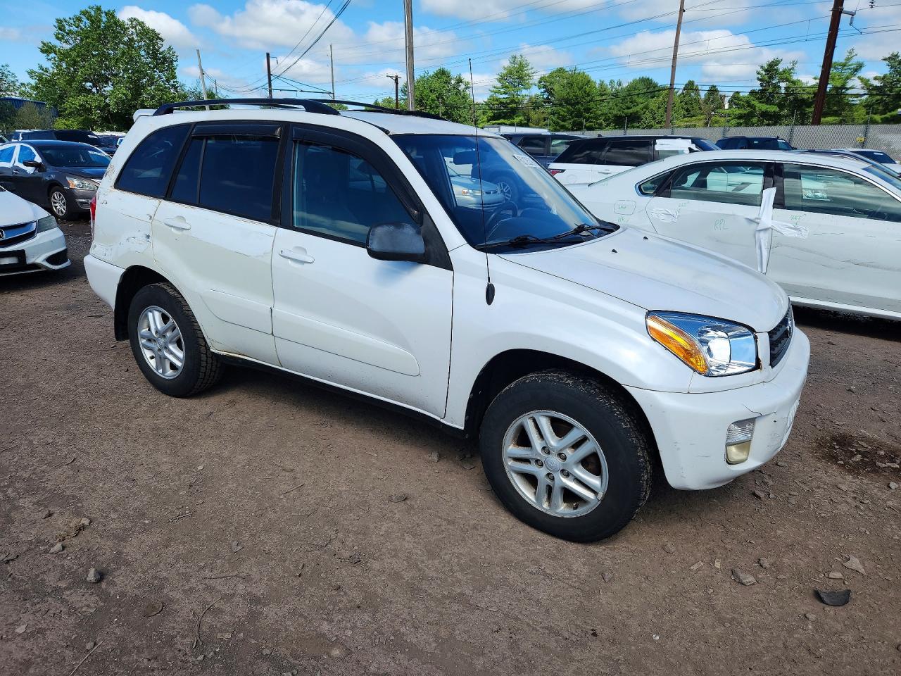 2003 Toyota Rav4 Base White vin: JTEHH20V830256292