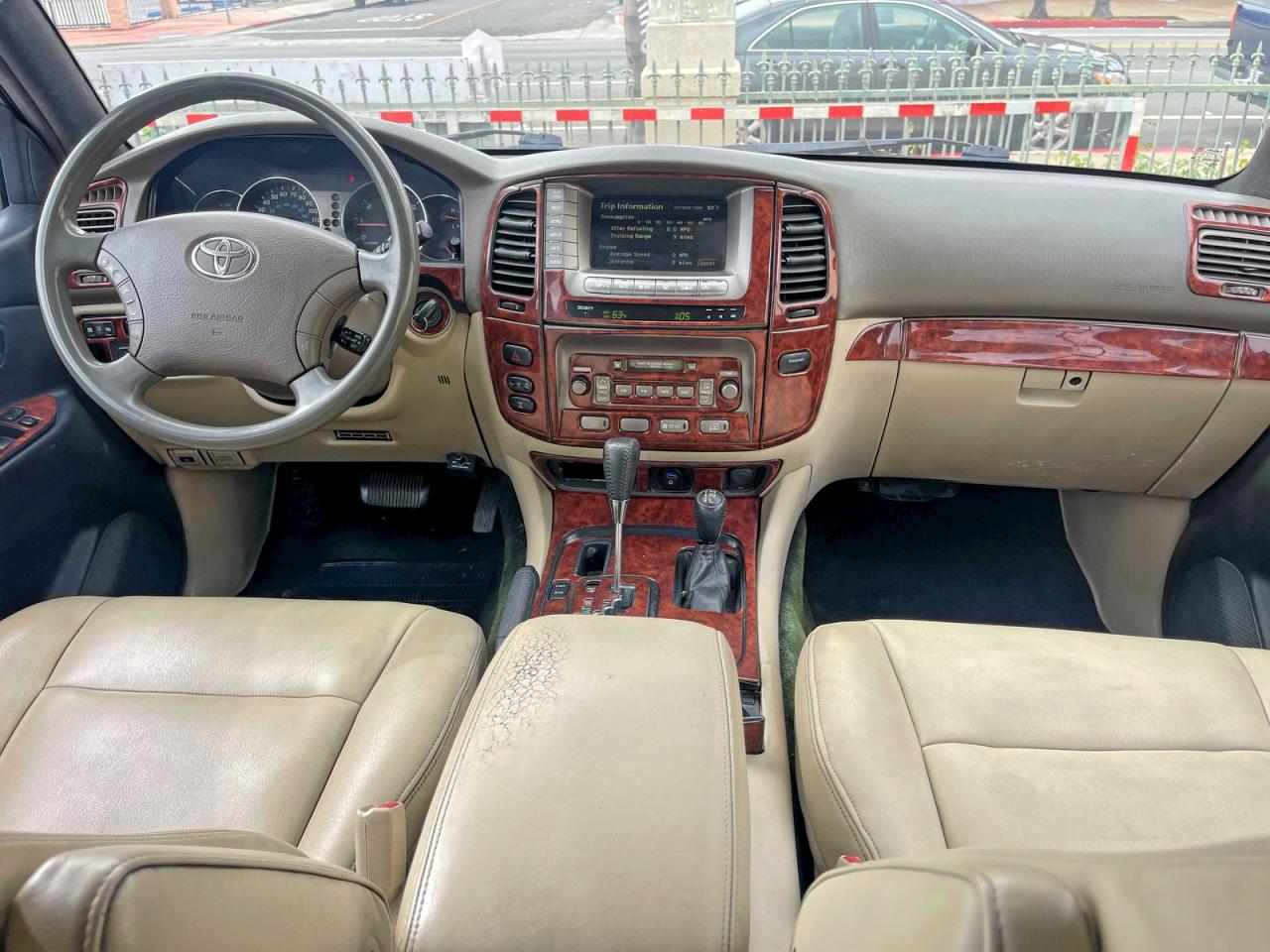 2003 Toyota Land Cruiser Black vin: JTEHT05J532204624