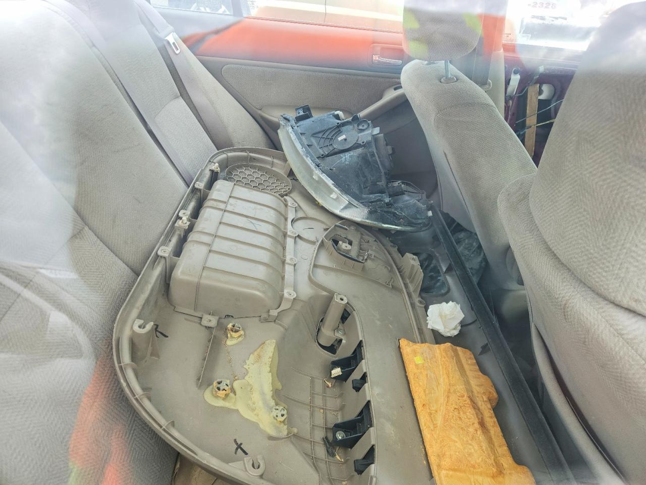 2002 Honda Civic Lx Темно-бордовый vin: 2HGES16672H520794