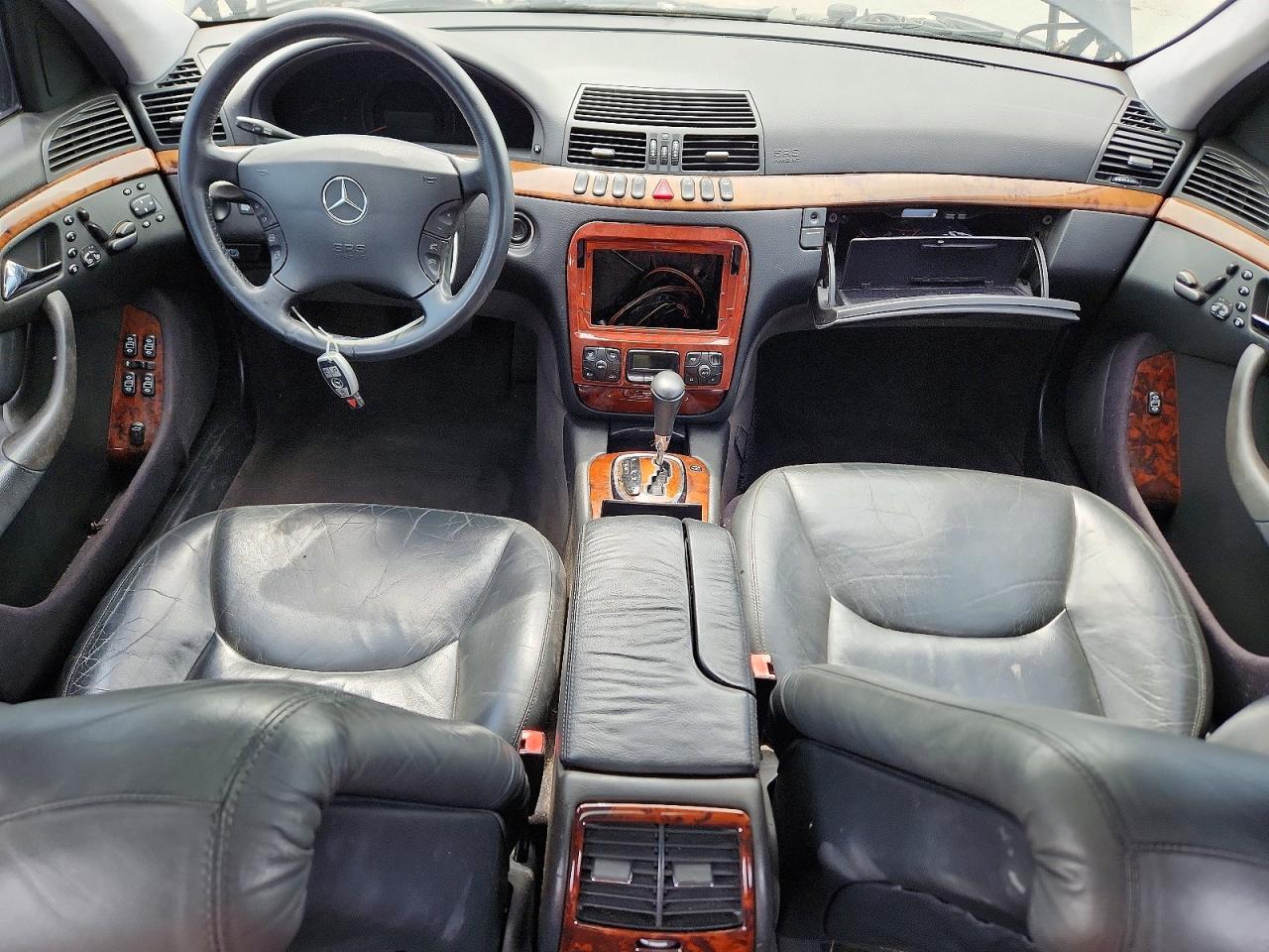 2001 Mercedes-benz S 500 Black vin: WDBNG75J51A177083