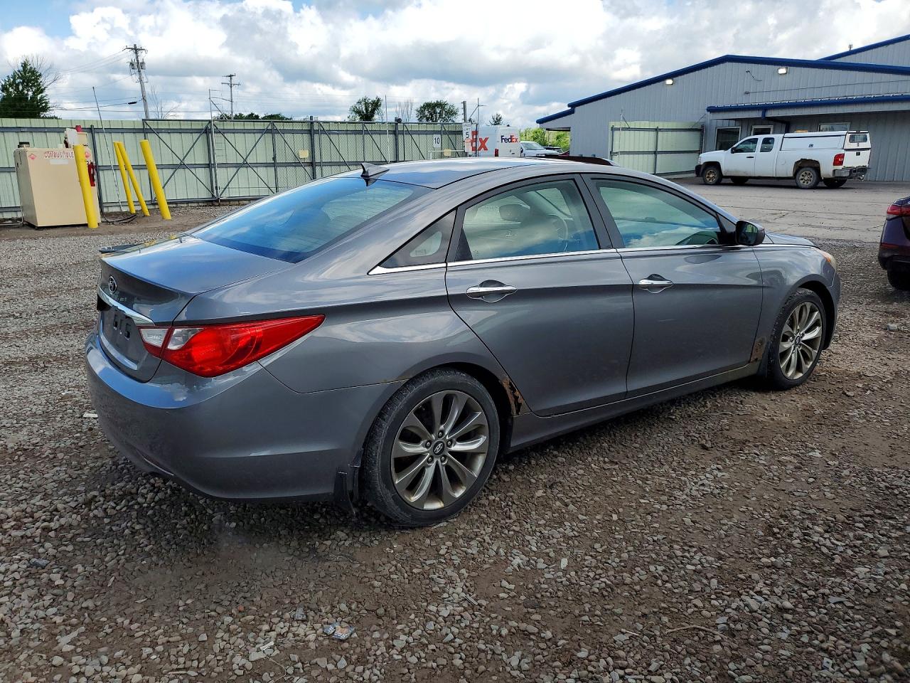 2012 Hyundai Sonata Se Gray vin: 5NPEC4AC3CH386188