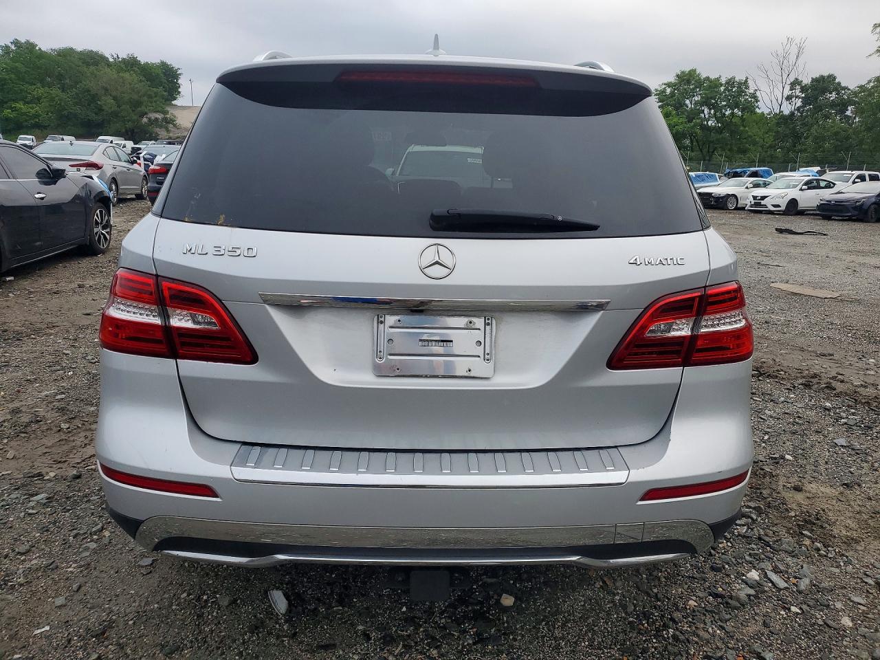 2015 Mercedes-benz Ml 350 4matic Silver vin: 4JGDA5HB1FA471266