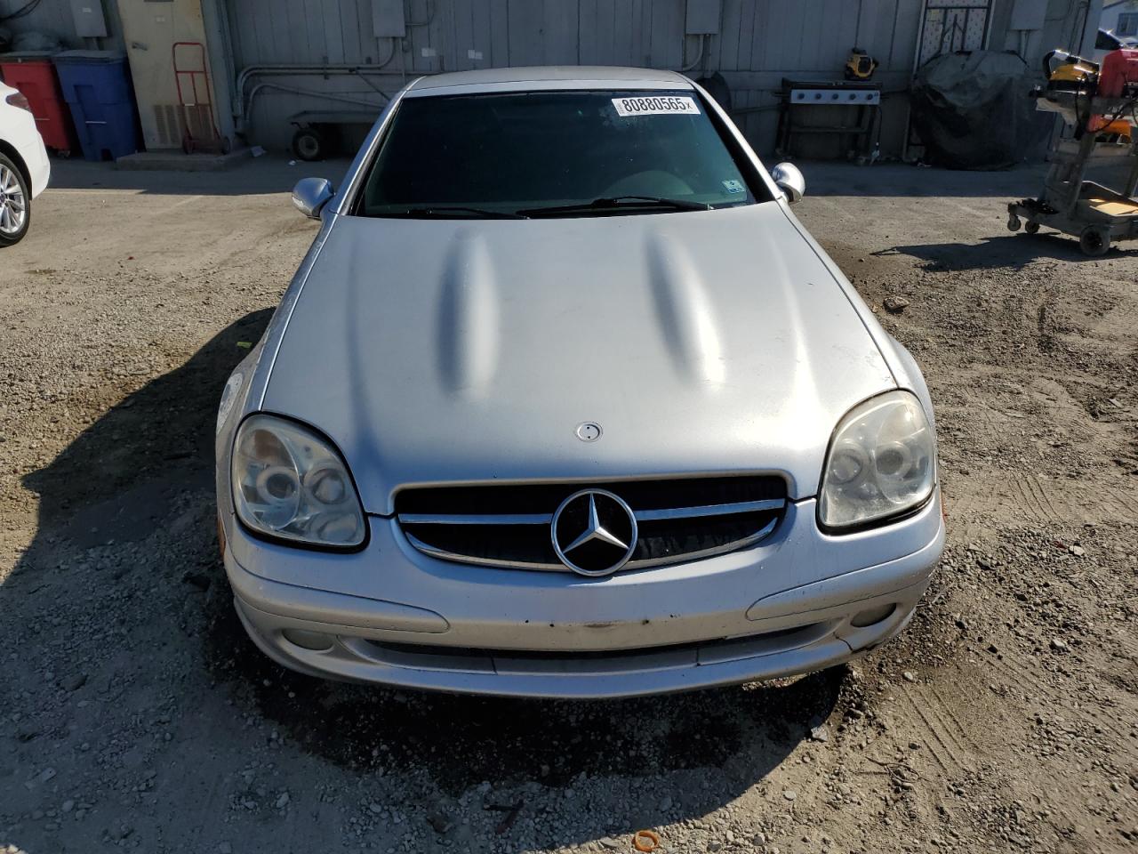 2004 Mercedes-benz Slk 230 Kompressor Silver vin: WDBKK49F24F305678