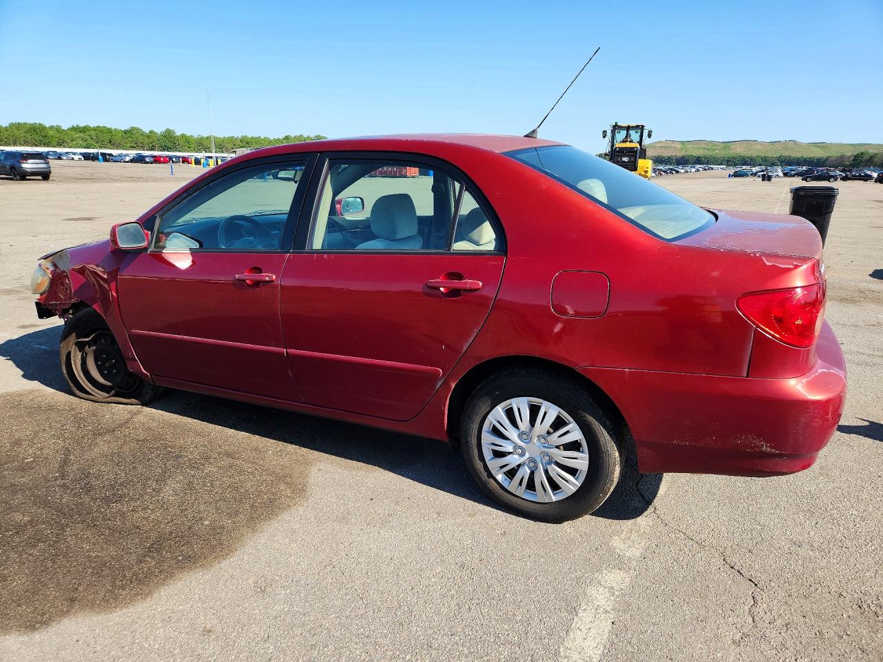 2006 Toyota Corolla Le Red vin: 2T1BR32EX6C560258