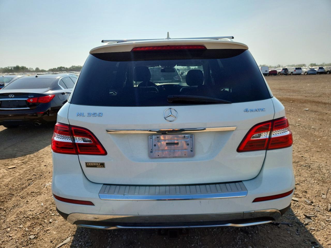 2013 Mercedes-benz Ml 350 4matic White vin: 4JGDA5HB8DA159684