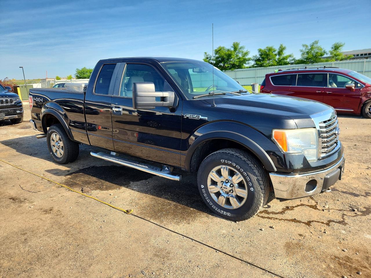 2010 Ford F150 Super Cab Black vin: 1FTFX1EV6AFB54551