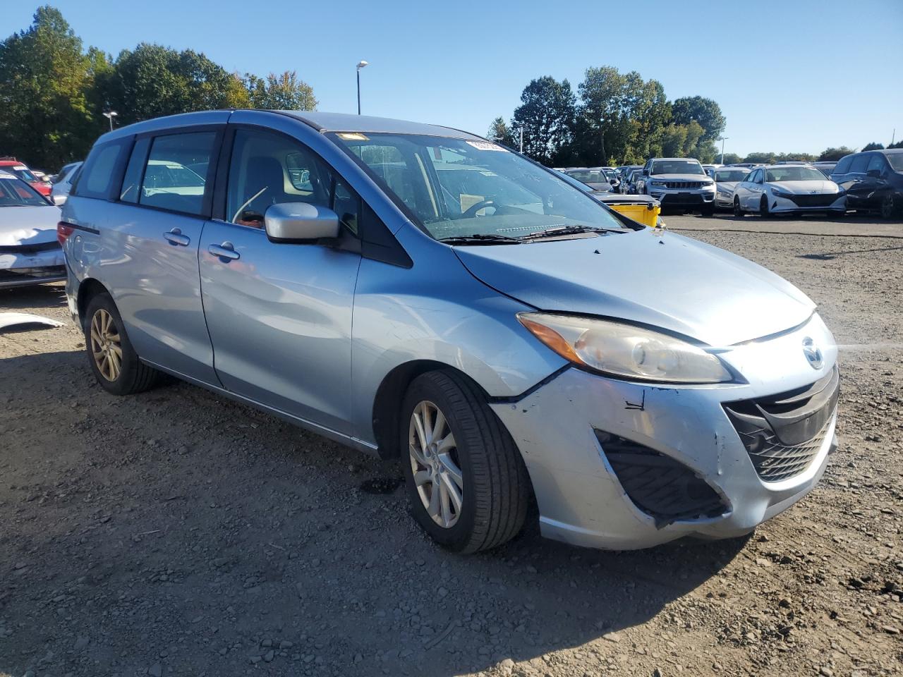 2012 Mazda 5 Blue vin: JM1CW2BL2C0100216