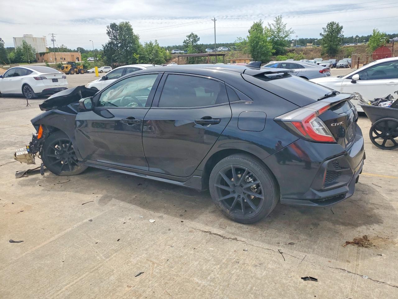 2020 Honda Civic Sport Черный vin: SHHFK7H49LU224781