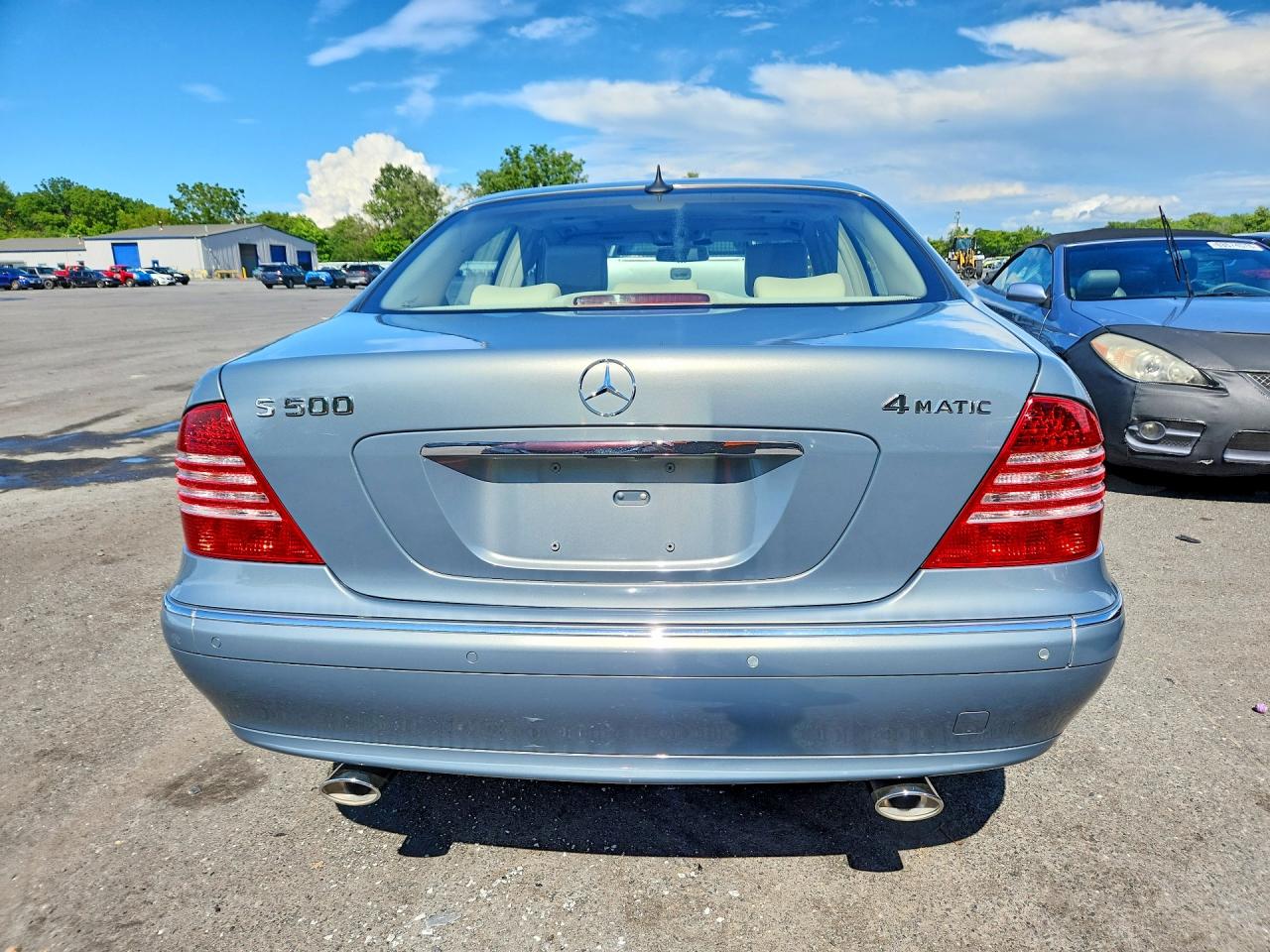 2004 Mercedes-benz S 500 4matic Blue vin: WDBNG84J74A417228
