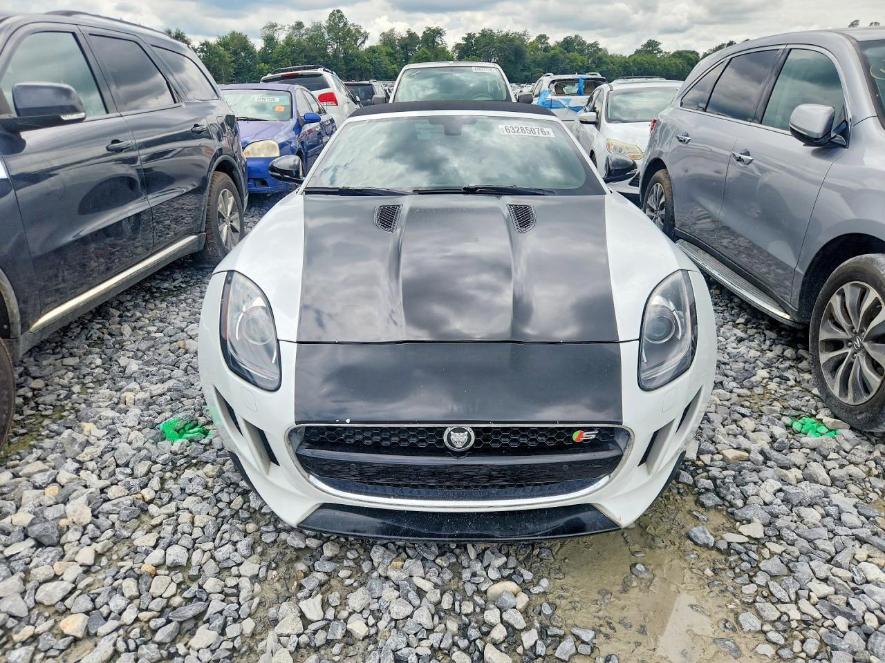2014 Jaguar F-type S Белый vin: SAJWA6FC7E8K07698