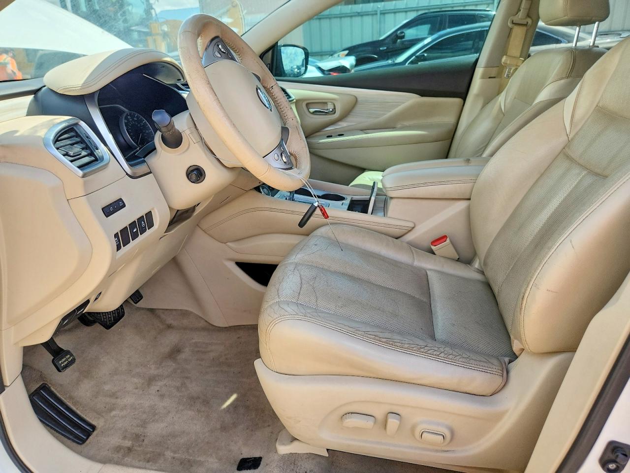 2015 Nissan Murano Platinum White vin: 5N1AZ2MH8FN271806