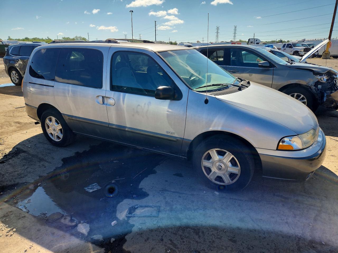 2001 Mercury Villager Sport Silver vin: 4M2ZV12T61DJ17303