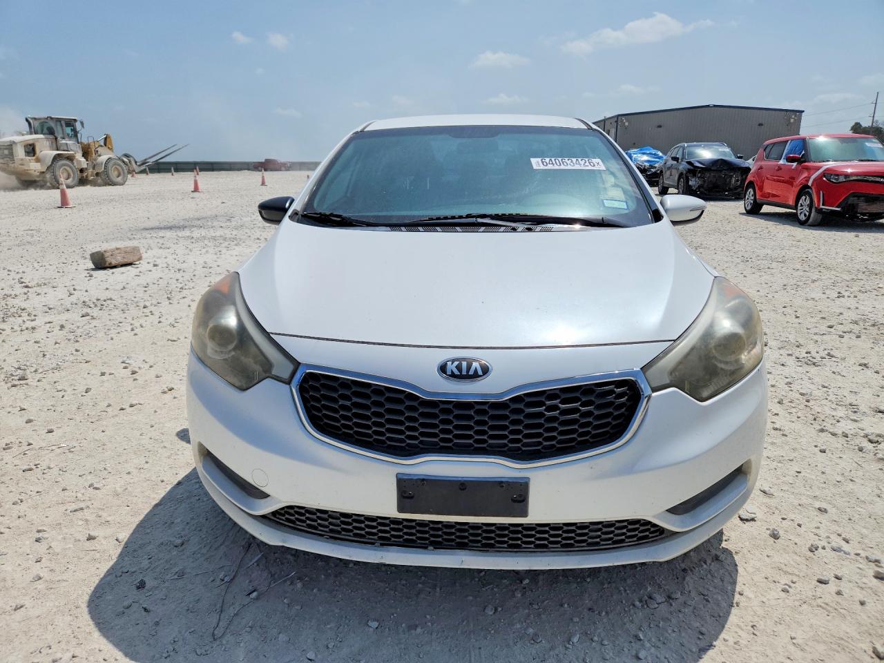 2015 Kia Forte Lx White vin: KNAFX4A6XF5415724