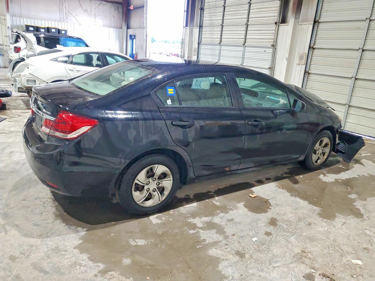 2015 Honda Civic Lx Black vin: 19XFB2F52FE009852