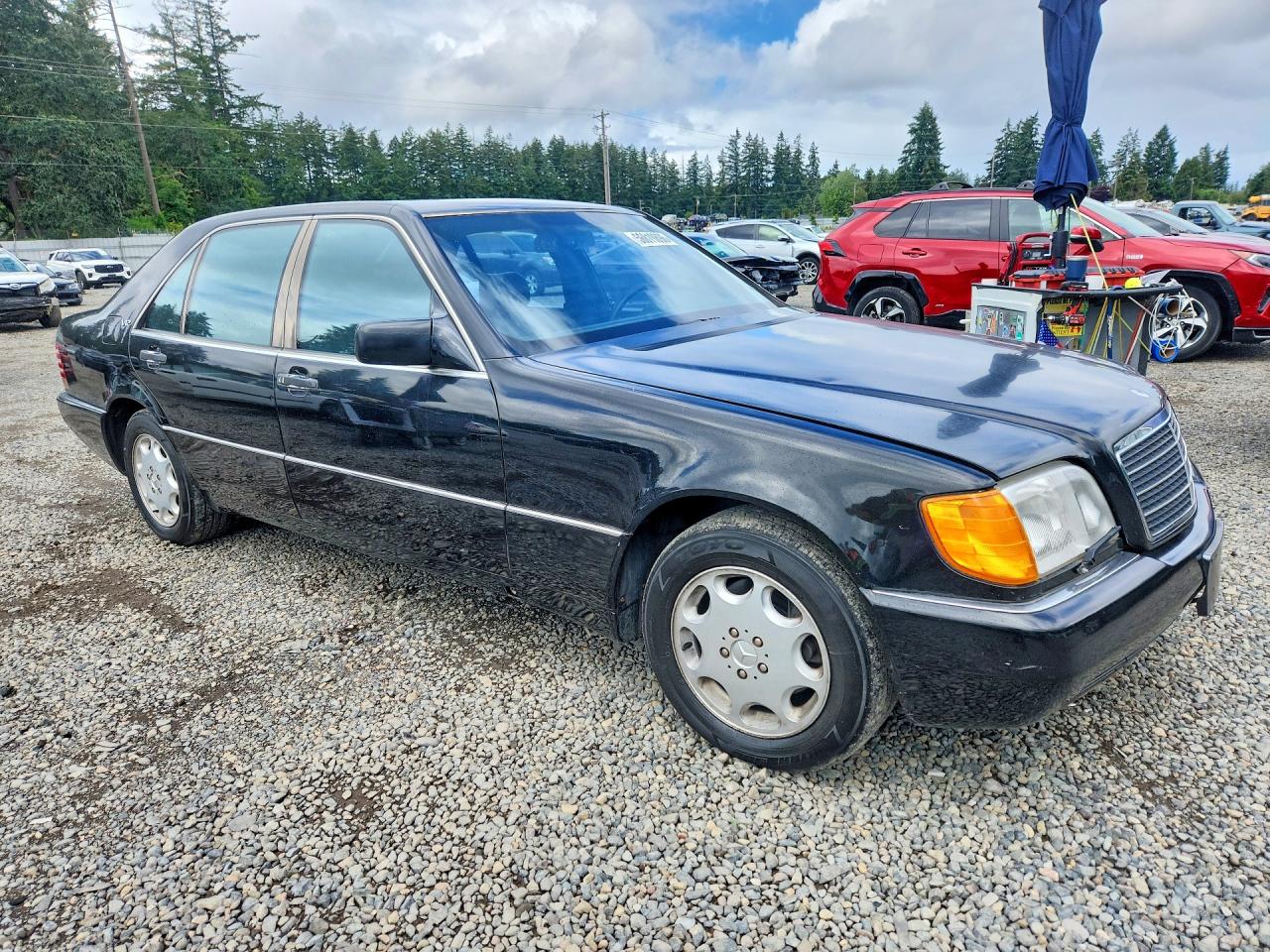 1993 Mercedes-benz 600 Sel Black vin: WDBGA57E2PA103644