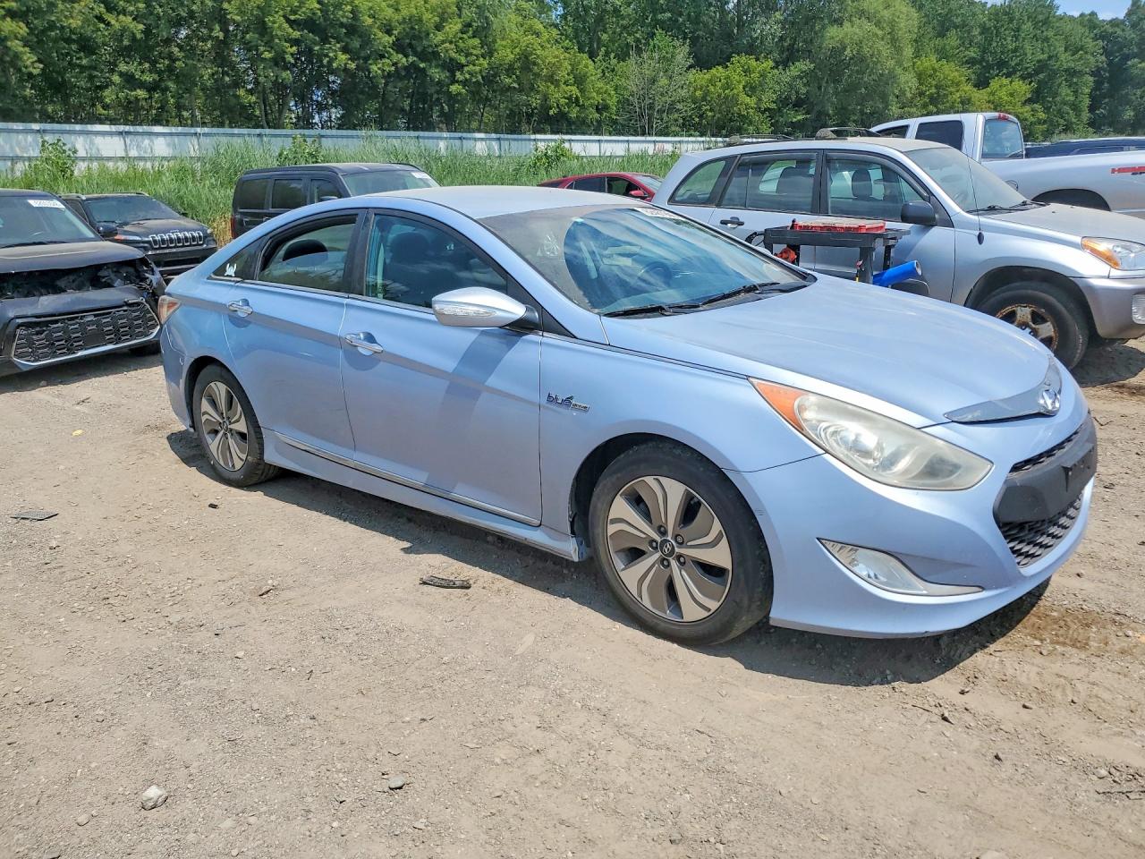 2013 Hyundai Sonata Hybrid Blue vin: KMHEC4A48DA079998