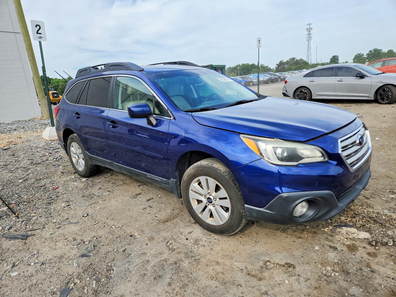 2015 Subaru Outback Blue vin: 4S4BSACCXF3201390