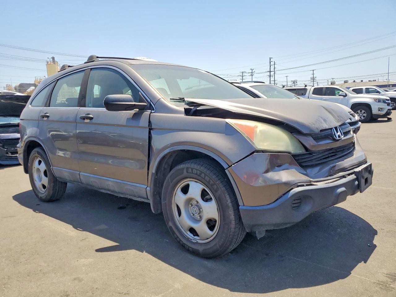 2009 Honda Cr-v Lx Gray vin: 5J6RE38369L021062