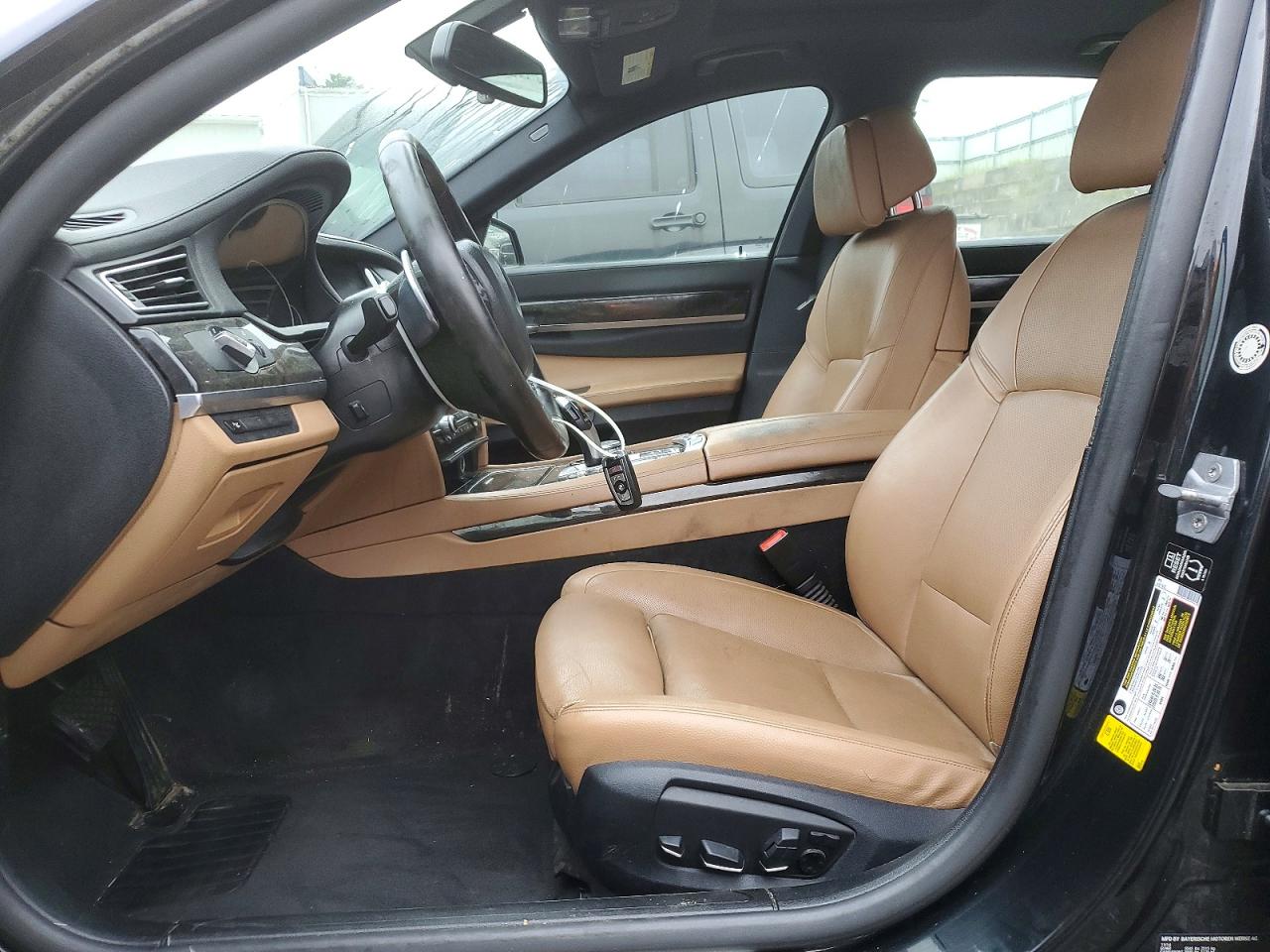 2015 Bmw 740 I Black vin: WBAYA6C50FGK16292