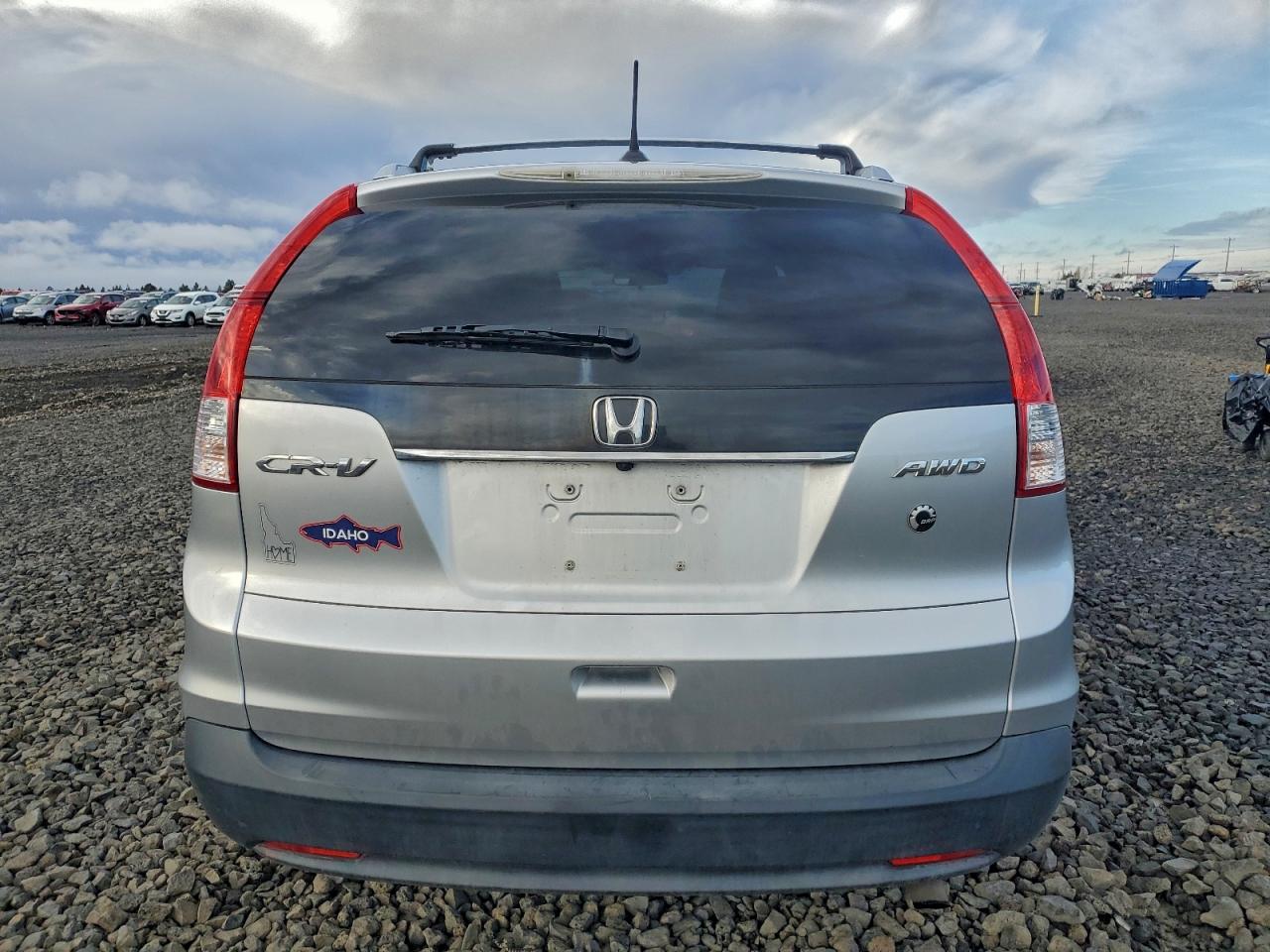 2012 Honda Cr-v Exl Silver vin: JHLRM4H74CC007673