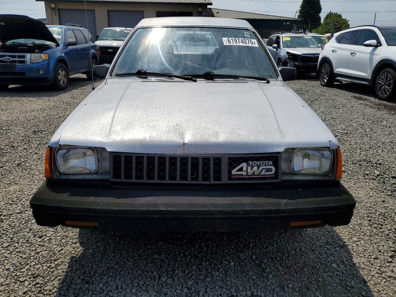 1986 Toyota Tercel Deluxe 4x4 Silver vin: JT2AL32W3G0244677