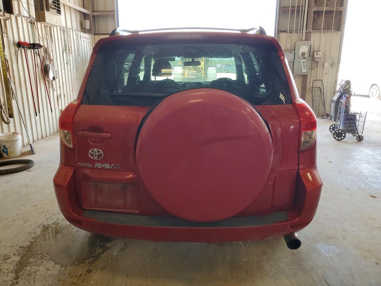 2006 Toyota Rav4 Base Red vin: JTMZD35V665032108