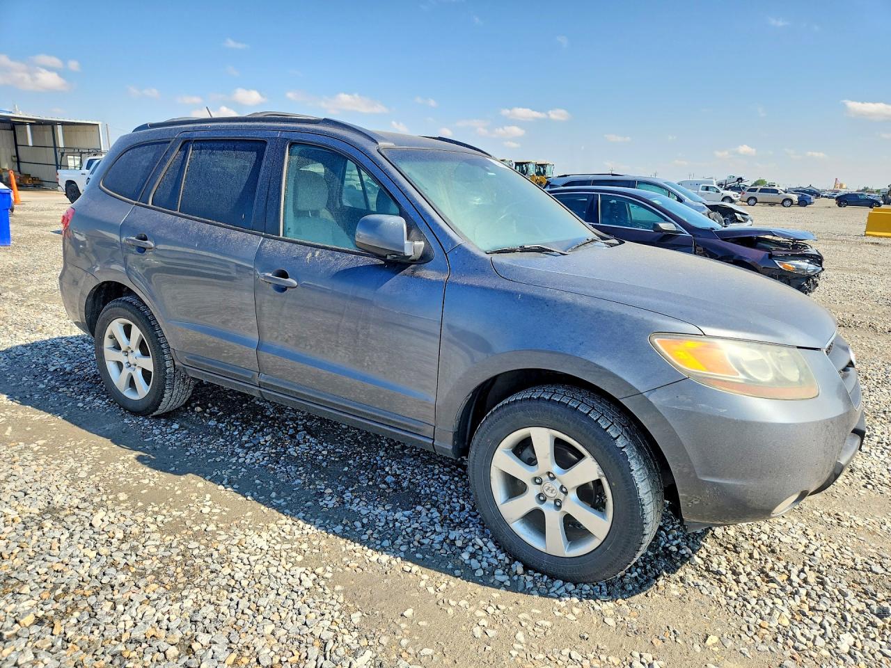 2007 Hyundai Santa Fe Se Blue vin: 5NMSH73E67H060604
