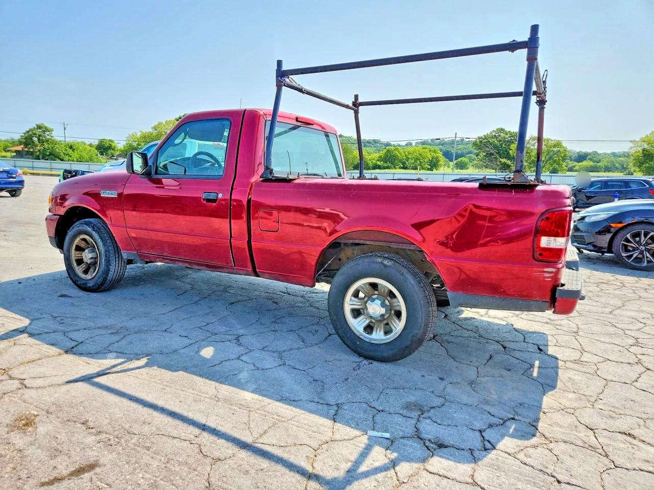 2008 Ford Ranger Red vin: 1FTYR10D68PB07977