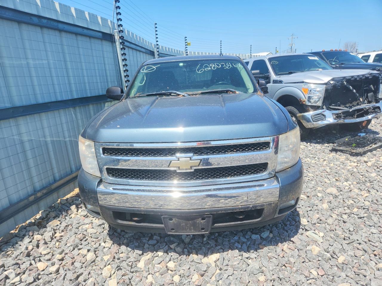 2008 Chevrolet Silverado K1500 Green vin: 2GCEK19J081113528