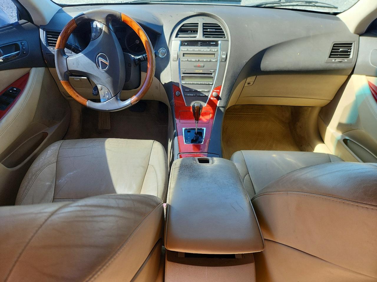 2008 Lexus Es 350 White vin: JTHBJ46G982173015