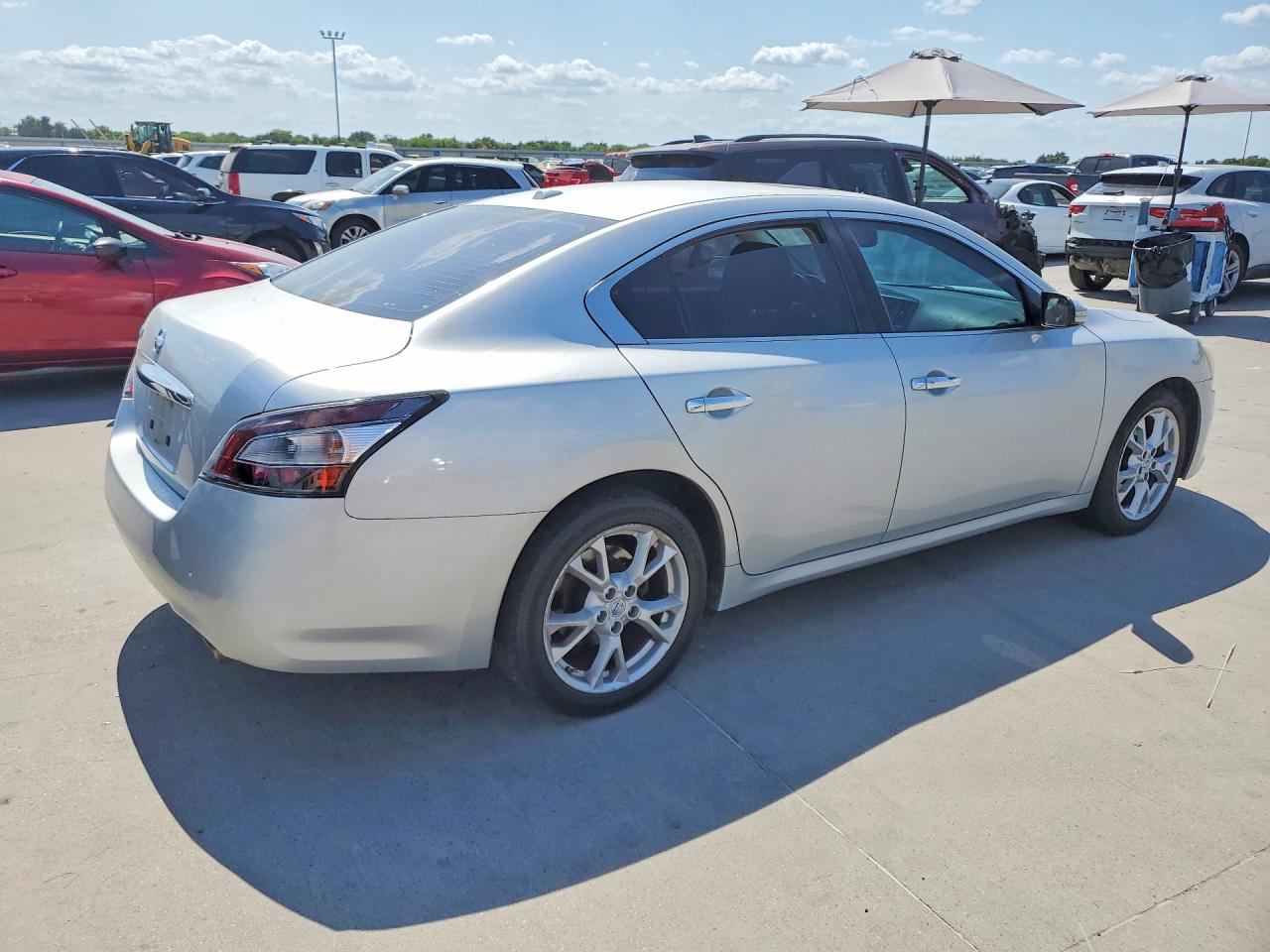 2014 Nissan Maxima 3.5 S Silver vin: 1N4AA5APXEC431080