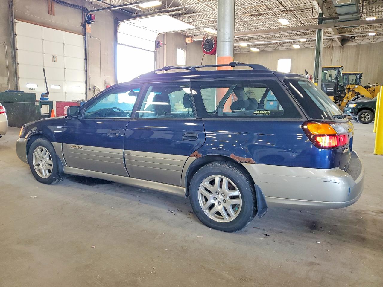 2003 Subaru Legacy Outback Awp Blue vin: 4S3BH675937617463