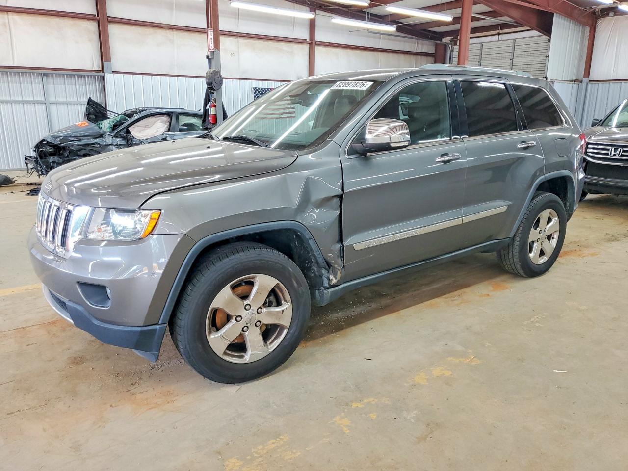 2012 Jeep Grand Cherokee Limited Серый vin: 1C4RJEBG2CC223204