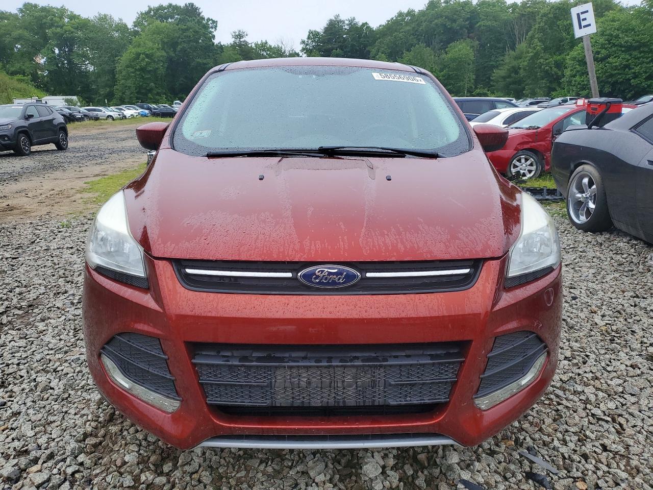 2015 Ford Escape Se Red vin: 1FMCU9GX5FUC84912