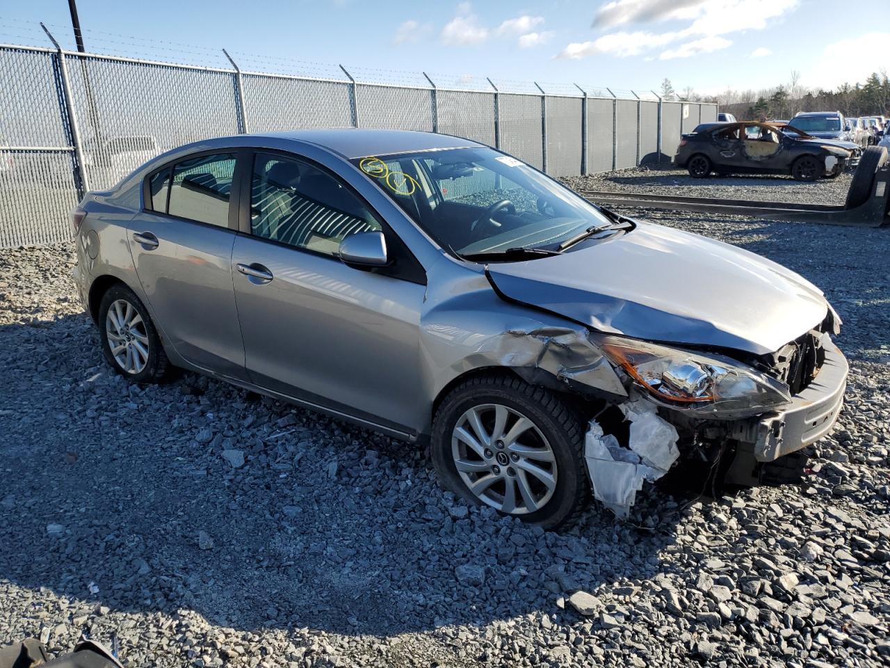 2013 Mazda 3 I Silver vin: JM1BL1UF7D1803831