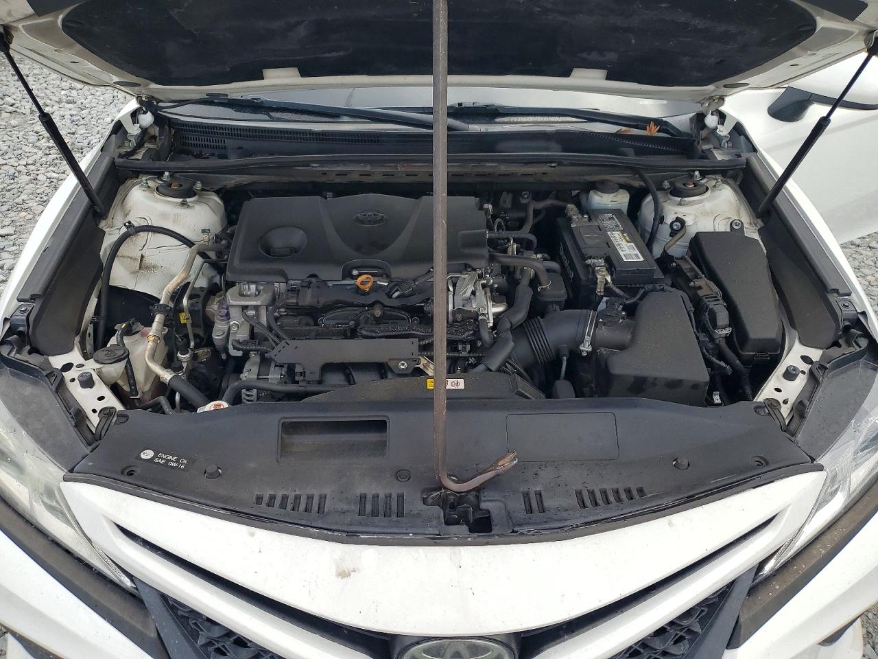 2019 Toyota Camry Se White vin: 4T1B11HK4KU785986