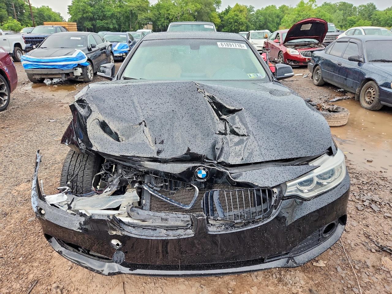 2015 Bmw 428 Xi Black vin: WBA3N9C5XFK247241