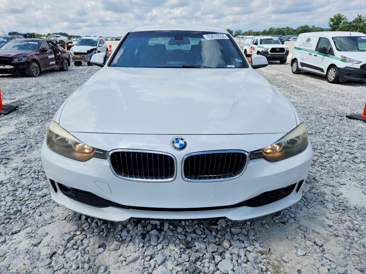 2015 Bmw 320 I White vin: WBA3B1C57FK137905