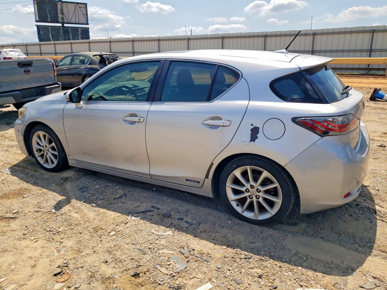 2012 Lexus Ct 200 Silver vin: JTHKD5BH3C2065915