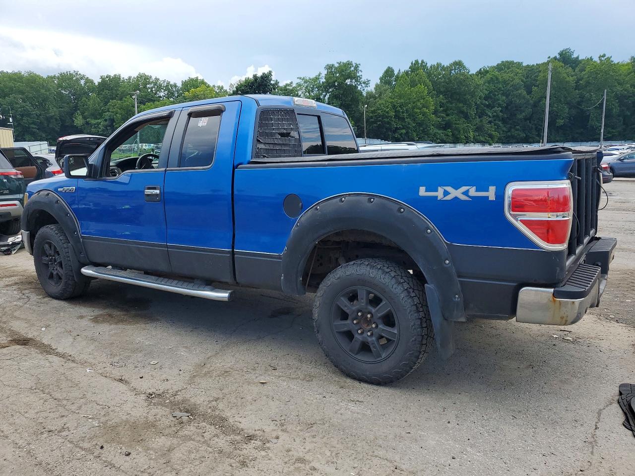2011 Ford F150 Super Cab Blue vin: 1FTFX1EF1BFA16412