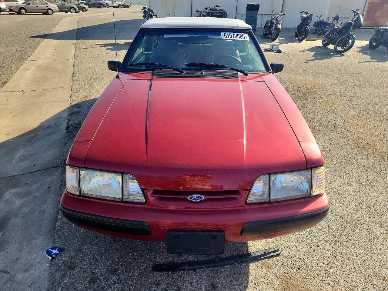 1990 Ford Mustang Lx Red vin: 1FACP44A8LF203910
