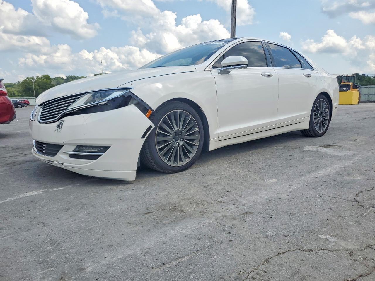 2015 Lincoln Mkz White vin: 3LN6L2J94FR617707