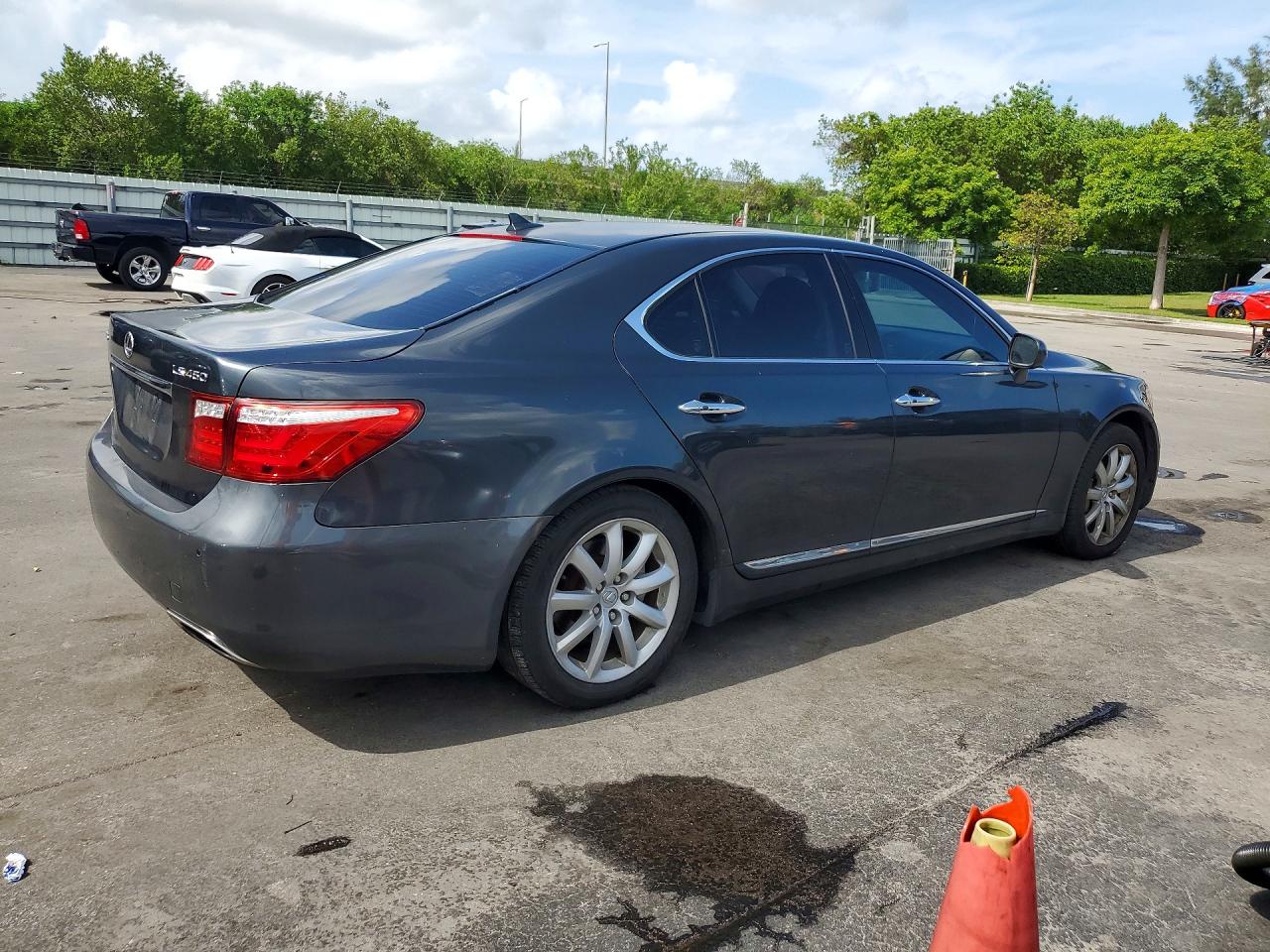 2009 Lexus Ls 460 Charcoal vin: JTHBL46FX95086497