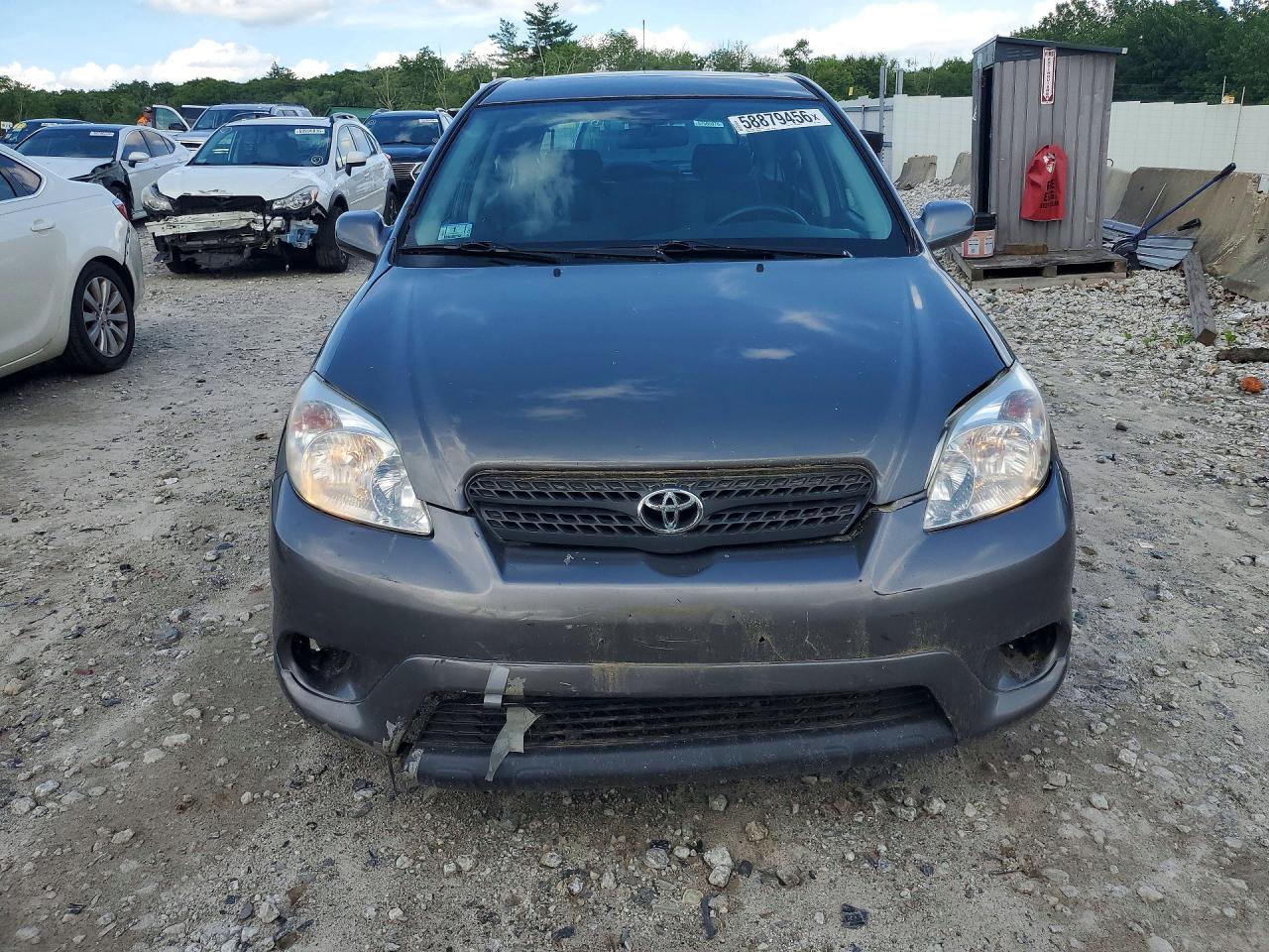 2008 Toyota Corolla Matrix Xr Gray vin: 2T1KR30E98C710432