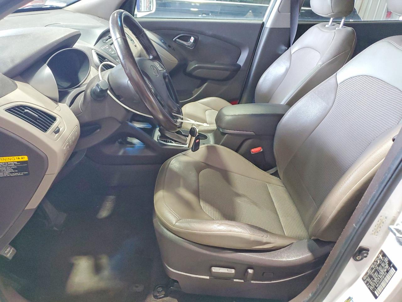 2014 Hyundai Tucson Se White vin: KM8JUCAG0EU847635