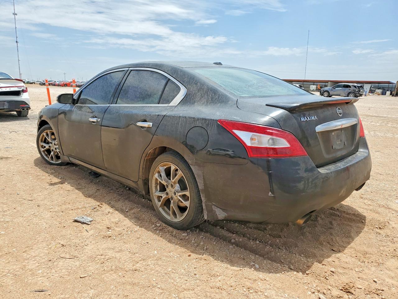 2009 Nissan Maxima 3.5 S Black vin: 1N4AA51E19C821215
