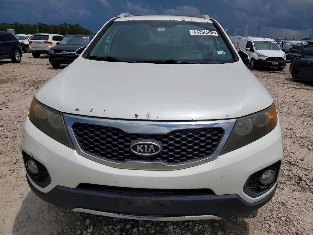2012 Kia Sorento Ex White vin: 5XYKU4A24CG234189