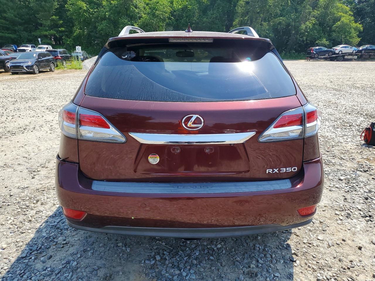 2015 Lexus Rx 350 Base Burgundy vin: 2T2BK1BA5FC265313