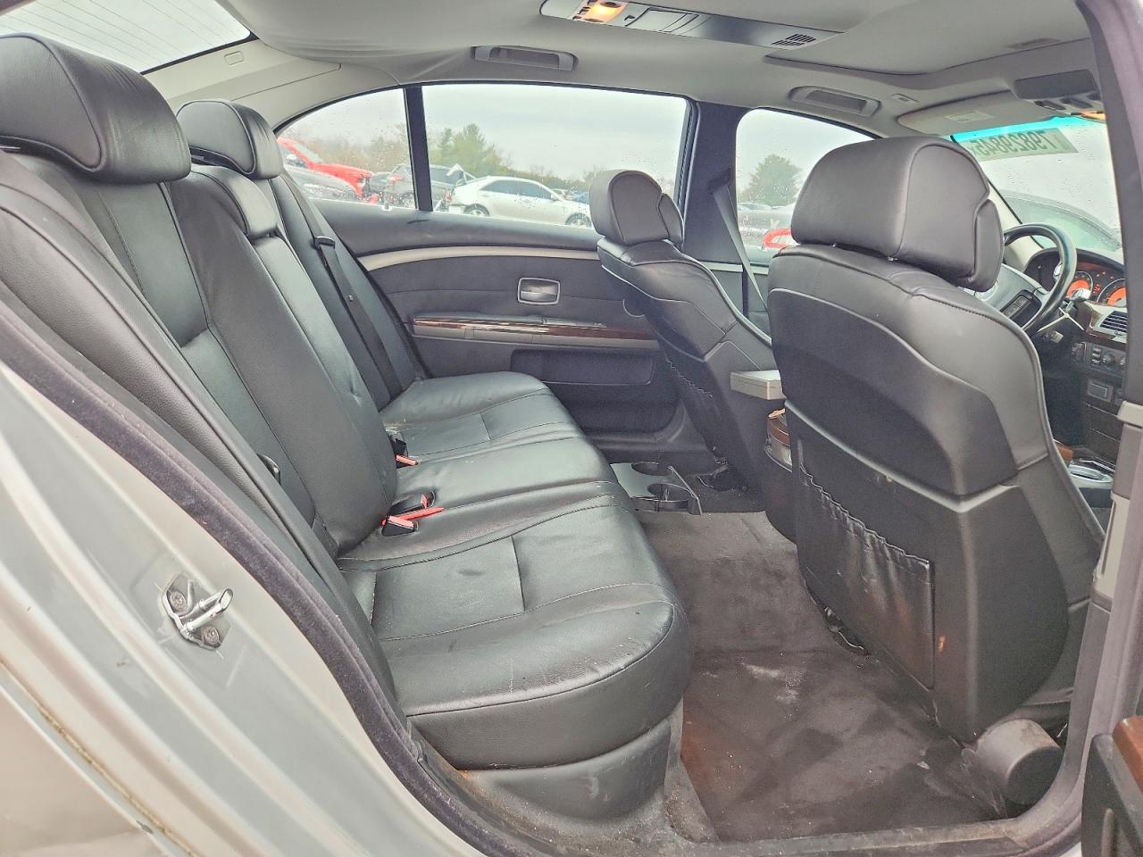 2005 Bmw 745 Li Silver vin: WBAGN63595DS60839